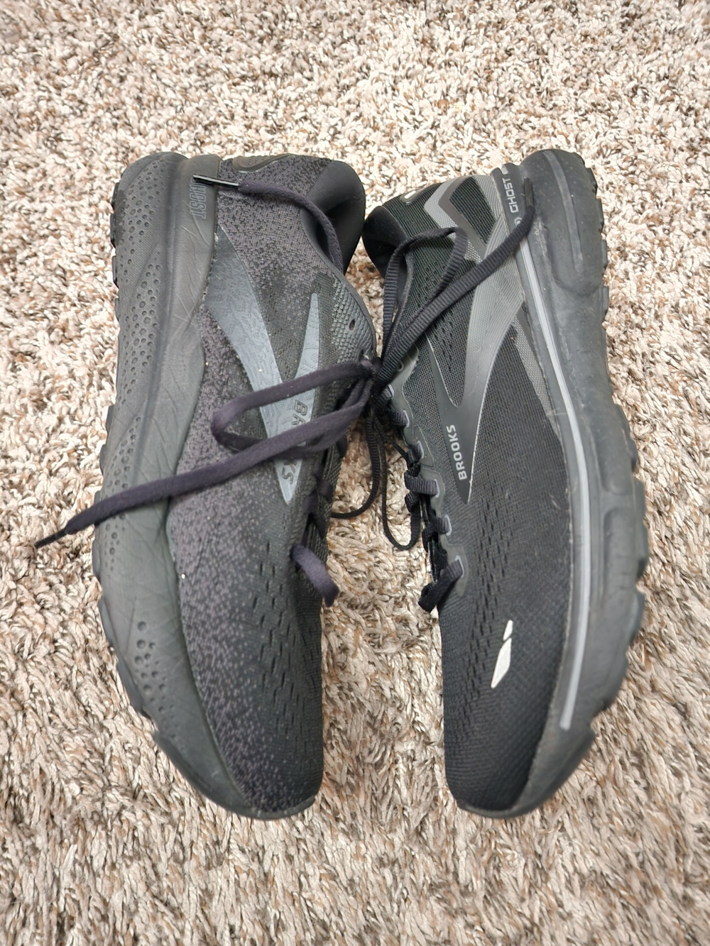 Brooks Ghost Women’s Black Athletic Running Shoes